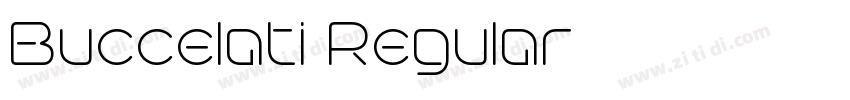 Buccelati Regular字体转换